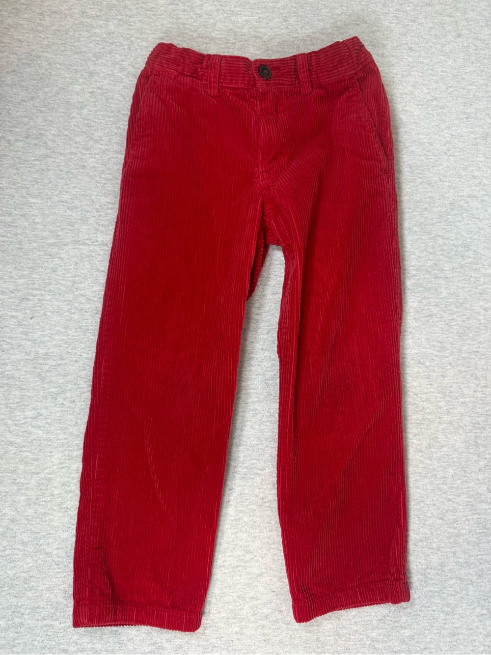 Polo Ralph Lauren Boys Bedford Straight-Fit Corduroy Pants Red - Size 4